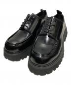 ENFOLDエンフォルド）の古着「8ホールレースアップシューズ」｜ブラック