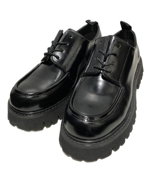 ENFOLD（エンフォルド）ENFOLD (エンフォルド) 8ホールレースアップシューズ ブラック サイズ:37の古着・服飾アイテム