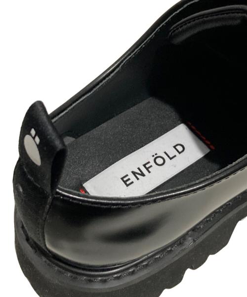 ENFOLD（エンフォルド）ENFOLD (エンフォルド) 8ホールレースアップシューズ ブラック サイズ:37の古着・服飾アイテム