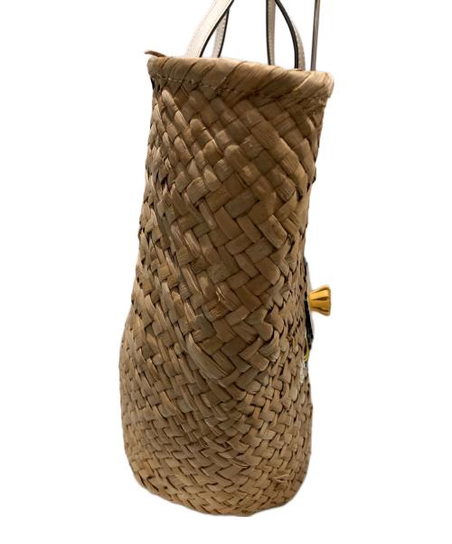 Kate Spade（ケイトスペード）Kate Spade (ケイトスペード) Honey Bee Tote Bag ハニー ビー トート カゴ バック ベージュの古着・服飾アイテム