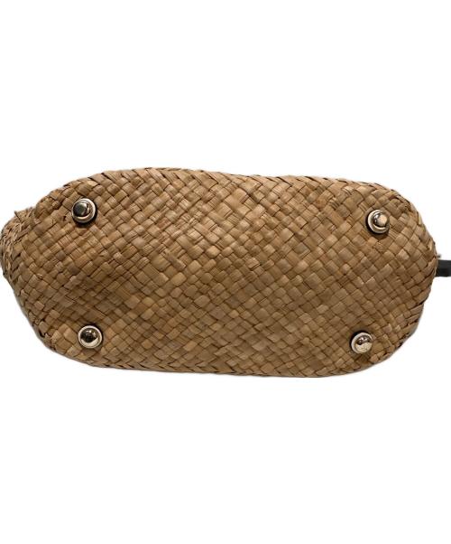 Kate Spade（ケイトスペード）Kate Spade (ケイトスペード) Honey Bee Tote Bag ハニー ビー トート カゴ バック ベージュの古着・服飾アイテム