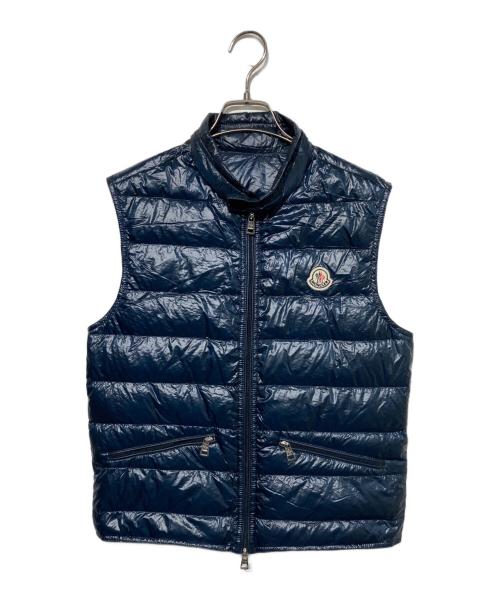 MONCLER（モンクレール）MONCLER (モンクレール) GUI GILET ダウンベスト ネイビーの古着・服飾アイテム