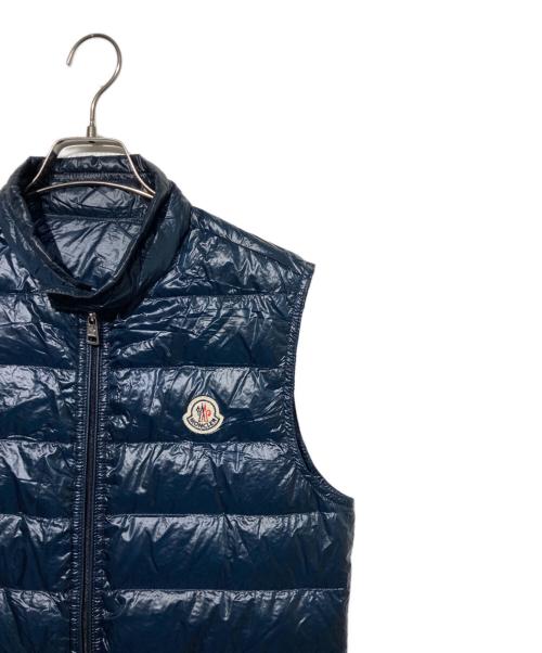 MONCLER（モンクレール）MONCLER (モンクレール) GUI GILET ダウンベスト ネイビーの古着・服飾アイテム