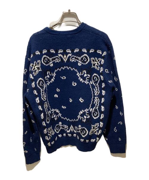 SUPREME（シュプリーム）Supreme (シュプリーム) Bandana Sweater ネイビー サイズ:Ｓの古着・服飾アイテム