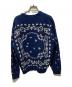 Supreme (シュプリーム) Bandana Sweater ネイビー サイズ:Ｓ：6000円