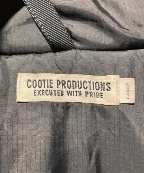 COOTIE PRODUCTIONS（クーティープロダクツ）COOTIE PRODUCTIONS (クーティープロダクツ) 中綿ジャケット ブラック サイズ:Lの古着・服飾アイテム