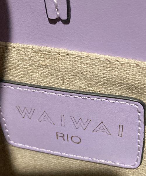 waiwai rio（ワイワイ リオ）WAIWAI RIO (ワイワイ リオ) 2WAYショルダーバッグ パープルの古着・服飾アイテム