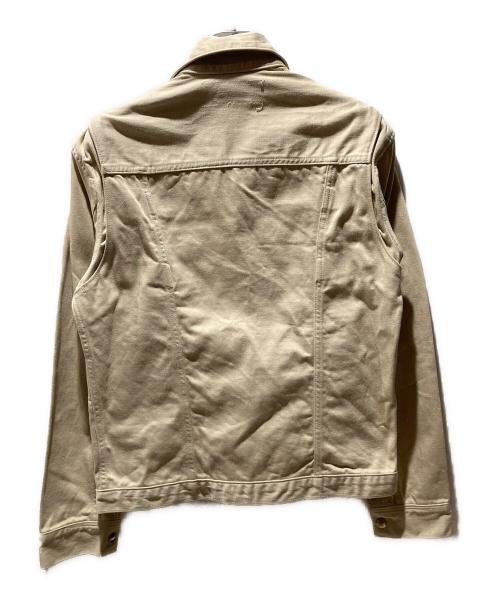 Wrangler（ラングラー）Wrangler (ラングラー) 33MJZ復刻コットンサテンジャケット ベージュ サイズ:40の古着・服飾アイテム