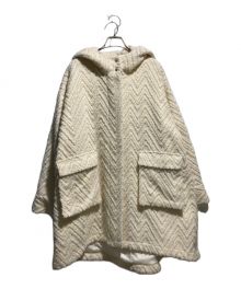 JOURNAL STANDARD（ジャーナルスタンダード）の古着「ホワイトフラッフィービッグブルゾン」｜ベージュ