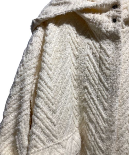 JOURNAL STANDARD（ジャーナルスタンダード）JOURNAL STANDARD (ジャーナル スタンダード) ホワイトフラッフィービッグブルゾン ベージュ サイズ:FREEの古着・服飾アイテム