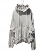 TOGA ARCHIVESトーガアーカイブス）の古着「HOLE SWEAT HOODIE」｜グレー