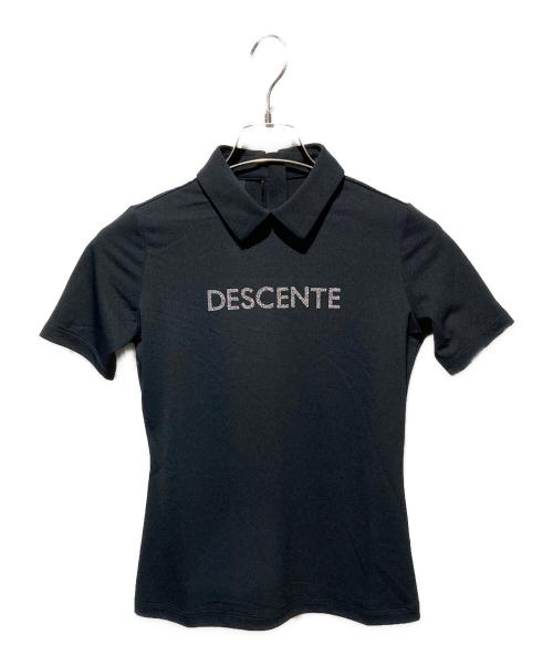 DESCENTE GOLF（デサントゴルフ）DESCENTE GOLF (デサントゴルフ) 鹿の子ポロシャツ ネイビー サイズ:XSの古着・服飾アイテム