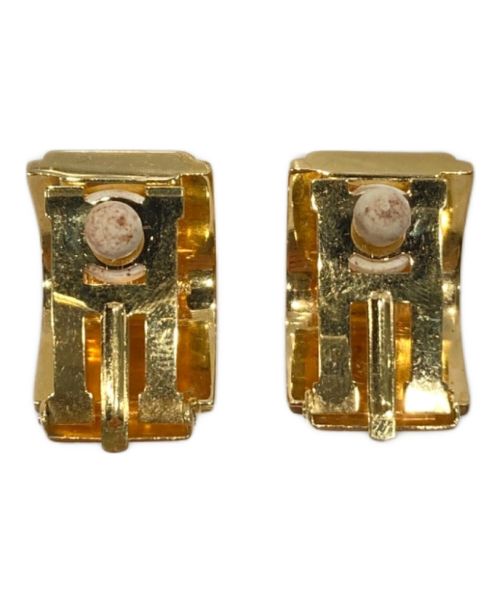 HERMES（エルメス）HERMES (エルメス) エマイユイヤリング ゴールド(色)の古着・服飾アイテム