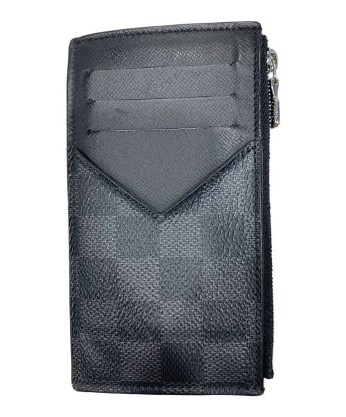 LOUIS VUITTON（ルイ ヴィトン）LOUIS VUITTON (ルイ ヴィトン) グラフィット コインカードケース ブラックの古着・服飾アイテム