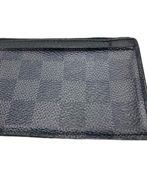 LOUIS VUITTON（ルイ ヴィトン）LOUIS VUITTON (ルイ ヴィトン) グラフィット コインカードケース ブラックの古着・服飾アイテム