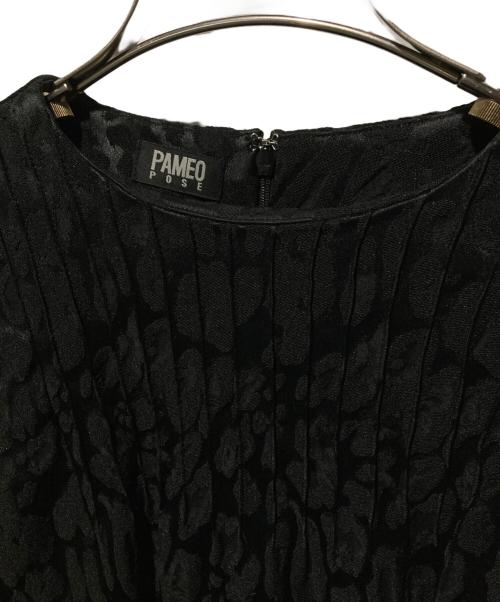 PAMEO POSE（パメオポーズ）PAMEO POSE (パメオポーズ) OLGA MINI DRESS（OLGA　ミニドレス） ブラック サイズ:FREEの古着・服飾アイテム