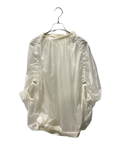 MECRE（メクル）MECRE (メクル) バルーンシアープルオーバーブラウス アイボリー サイズ:ＦＲＥＥの古着・服飾アイテム