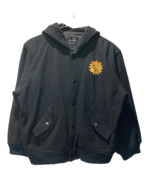 Hysteric Glamour（ヒステリックグラマー）Hysteric Glamour (ヒステリックグラマー) フラワー刺繍ウールジャケット ブラック サイズ:FREEの古着・服飾アイテム