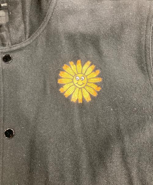 Hysteric Glamour（ヒステリックグラマー）Hysteric Glamour (ヒステリックグラマー) フラワー刺繍ウールジャケット ブラック サイズ:FREEの古着・服飾アイテム