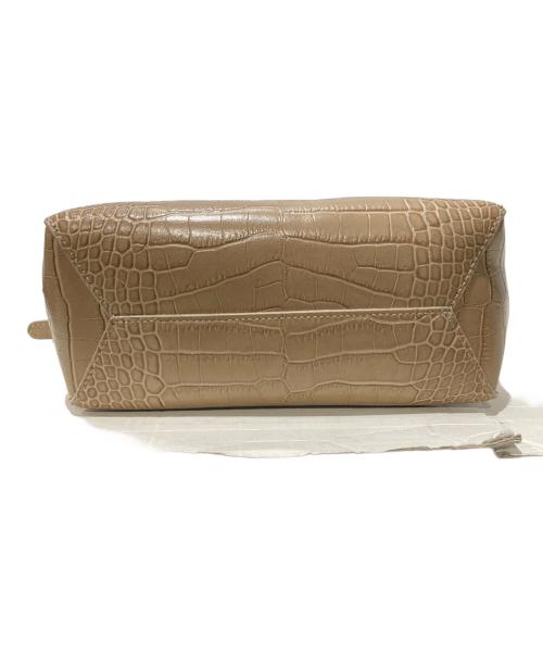 Teddy Blake（テディブレイク）teddy blake (テディブレイク) 型押しショルダーバッグ ベージュの古着・服飾アイテム