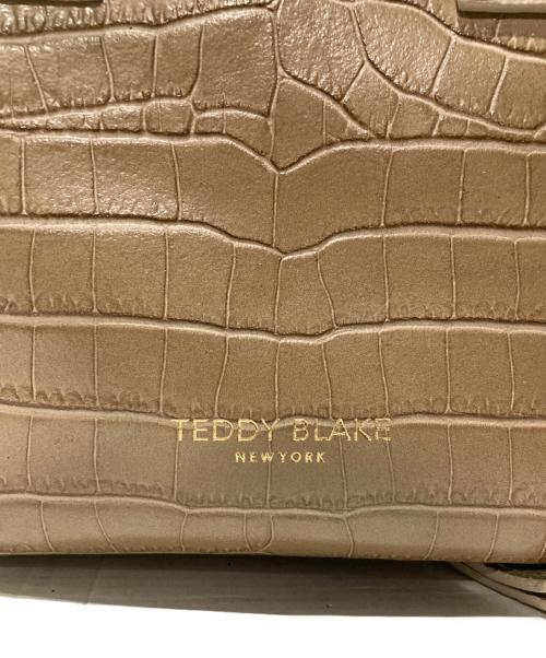 Teddy Blake（テディブレイク）teddy blake (テディブレイク) 型押しショルダーバッグ ベージュの古着・服飾アイテム