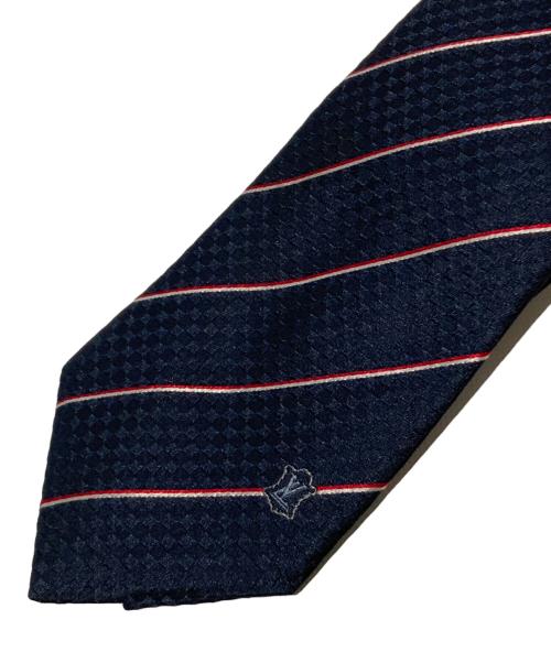 LOUIS VUITTON（ルイ ヴィトン）LOUIS VUITTON (ルイ ヴィトン) クラヴァット・エク 8CM マリーヌ ネイビー サイズ:不明の古着・服飾アイテム