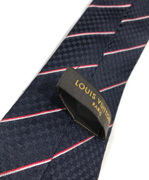 LOUIS VUITTON（ルイ ヴィトン）LOUIS VUITTON (ルイ ヴィトン) クラヴァット・エク 8CM マリーヌ ネイビー サイズ:不明の古着・服飾アイテム