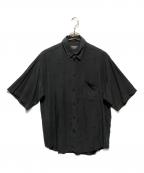 BALENCIAGAバレンシアガ）の古着「モノグラム 半袖シャツ」｜ブラック