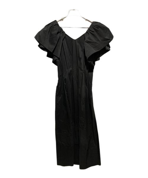 ELENDEEK（エレンディーク）ELENDEEK (エレンディーク) バルーンタックノースリーブワンピース ブラック サイズ:1の古着・服飾アイテム