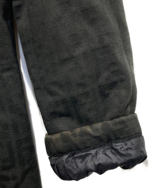 FENDI（フェンディ）FENDI (フェンディ) ズッカ柄コート ブラック サイズ:40の古着・服飾アイテム