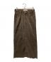 REMI RELIEF（レミレリーフ）の古着「アパルトモン 別注 Corduroy Long Skirt」｜ブラウン