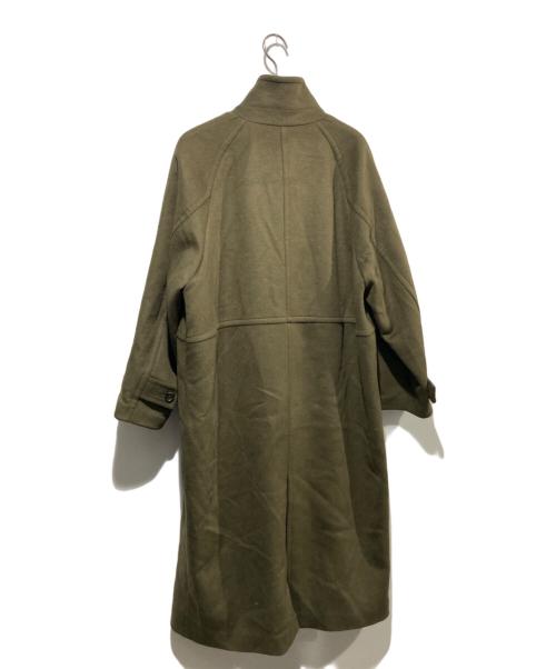 SIMPLICITE（シンプリシテ）simplicite (シンプリシテ) Wビーバーコクーンスタンドカラー オリーブ サイズ:Mの古着・服飾アイテム