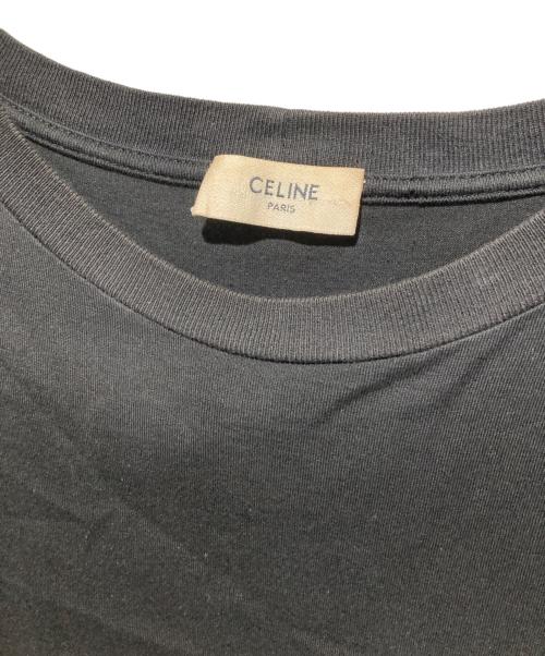 CELINE（セリーヌ）CELINE (セリーヌ) シャンボール ルーズプリントTシャツ ブラック サイズ:ＸＳの古着・服飾アイテム