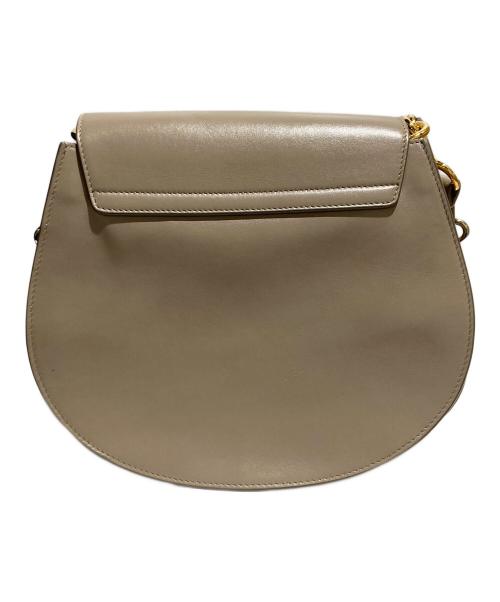 Chloe（クロエ）Chloe (クロエ) シャイニー＆スエードレザー製Tessスモールバッグ Motty-Greyの古着・服飾アイテム