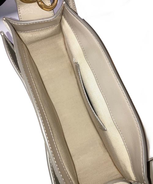 Chloe（クロエ）Chloe (クロエ) シャイニー＆スエードレザー製Tessスモールバッグ Motty-Greyの古着・服飾アイテム