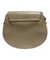 Chloe (クロエ) シャイニー＆スエードレザー製Tessスモールバッグ Motty-Grey：63000円