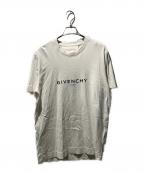 GIVENCHYジバンシィ）の古着「スリム GIVENCHYロゴ リバース コットンTシャツ」｜ホワイト