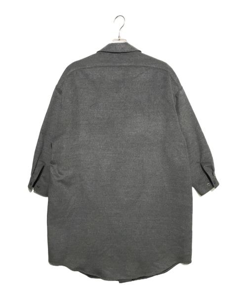 THE RERACS（ザ リラクス）THE RERACS (ザ リラクス) ロング CPOシャツ グレー サイズ:FREEの古着・服飾アイテム