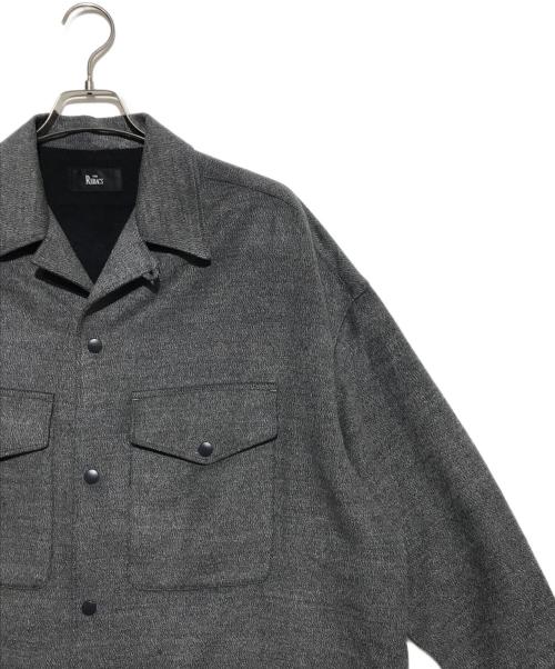 THE RERACS（ザ リラクス）THE RERACS (ザ リラクス) ロング CPOシャツ グレー サイズ:FREEの古着・服飾アイテム