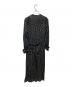 ne quittez pas (ヌキテパ) Modal Satin Dot Print Front Open Dress（モデルサテンドットプリントフロントオープンドレス） ホワイト×ブラック サイズ:FREE：4000円