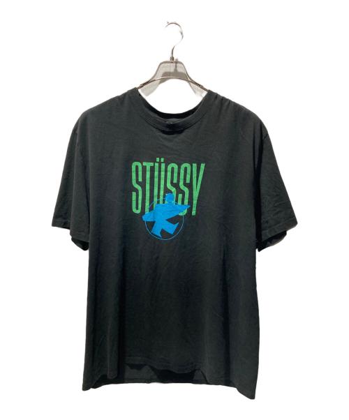 stussy（ステューシー）stussy (ステューシー) サーフマンTシャツ ブラック サイズ:XLの古着・服飾アイテム