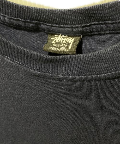 stussy（ステューシー）stussy (ステューシー) ストックロゴリーガルTシャツ ネイビー サイズ:XLの古着・服飾アイテム
