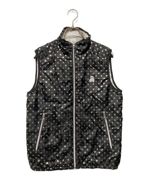 MARK&LONA（マークアンドロナ）MARK&LONA (マークアンドロナ) Glint Star Vest/ｸﾞﾘﾝﾄｽﾀｰﾍﾞｽﾄ ブラック×ホワイト サイズ:Sの古着・服飾アイテム