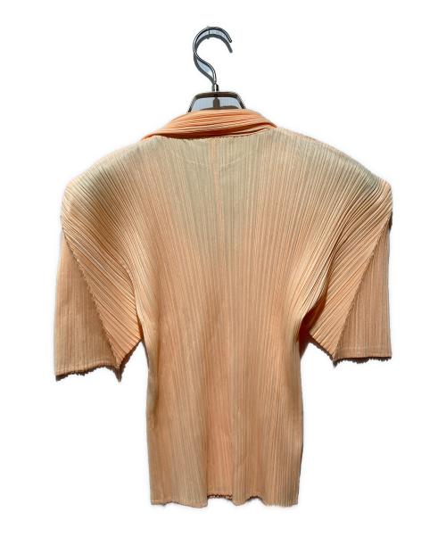 PLEATS PLEASE（プリーツプリーズ）PLEATS PLEASE (プリーツプリーズ) 半袖シャツ オレンジ サイズ:FREEの古着・服飾アイテム