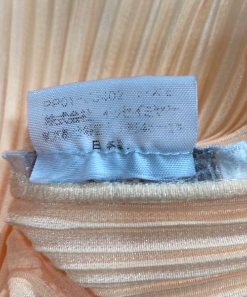 PLEATS PLEASE（プリーツプリーズ）PLEATS PLEASE (プリーツプリーズ) 半袖シャツ オレンジ サイズ:FREEの古着・服飾アイテム