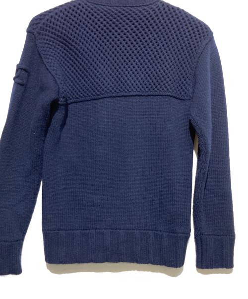 CHANEL（シャネル）CHANEL (シャネル) ウールカシミヤニットジャケット ネイビー サイズ:36の古着・服飾アイテム