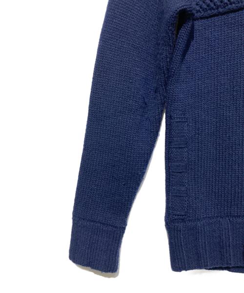 CHANEL（シャネル）CHANEL (シャネル) ウールカシミヤニットジャケット ネイビー サイズ:36の古着・服飾アイテム