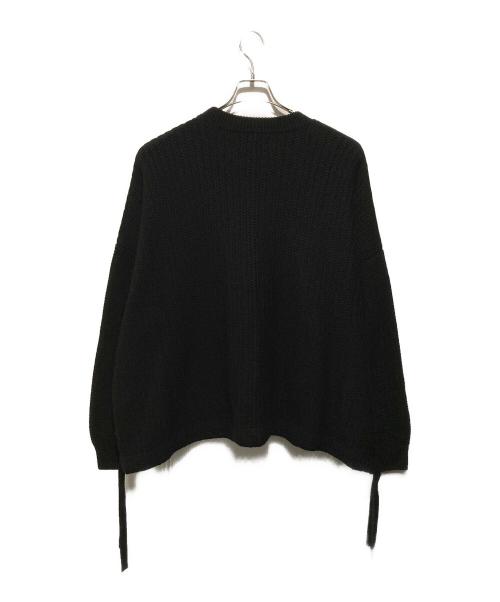 D-VEC（ディーベック）D-VEC (ディーベック) FISHERMANS KNIT CREW ニット ブラック サイズ:3の古着・服飾アイテム