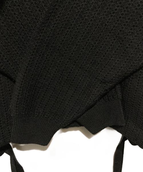 D-VEC（ディーベック）D-VEC (ディーベック) FISHERMANS KNIT CREW ニット ブラック サイズ:3の古着・服飾アイテム