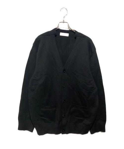 IRENISA（イレニサ）IRENISA (イレニサ) COTTON KNIT CARDIGAN(コットンニットカーディガン） ブラック サイズ:3 未使用品の古着・服飾アイテム